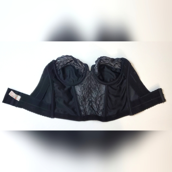 Bustier / Low-back Bra with light boning - Size 34B - Picture 4 of 6